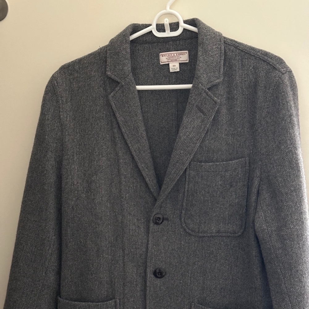 Jcrew Wallace & Barnes Knit wool blazer